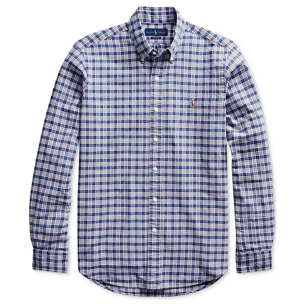 RALPH LAUREN • Men’s Classic Fit Button Down Collared Shirt - Picture 1 of 4